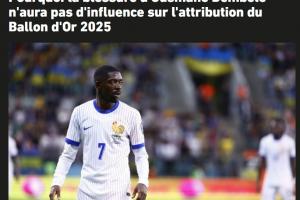 乐鱼体育官网-离颁奖仅剩15天！队报：登贝莱受伤不影响金球奖评选，投票已截止